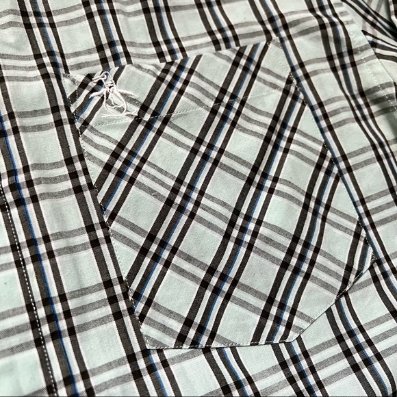 Plaid Penguin Button-Down Shirt - Picture 3 of 5